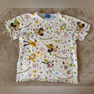Tokyo Disney Resort Dream-Go-Round 40th Kids Mickey Tee Size 150